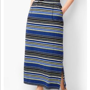 Talbots Multi Striped Maxi Skirt